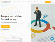 Tablet Screenshot of emailmeform.com